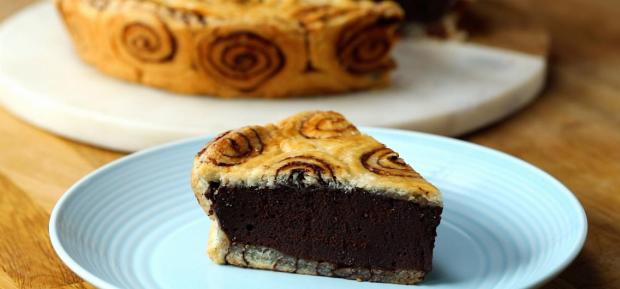 choc swirl pie