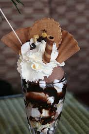 Chocolate Honeycomb Vesuvius Ice Cream Sundae