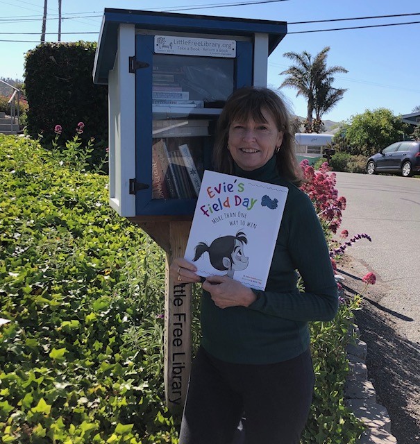 putting book in little free