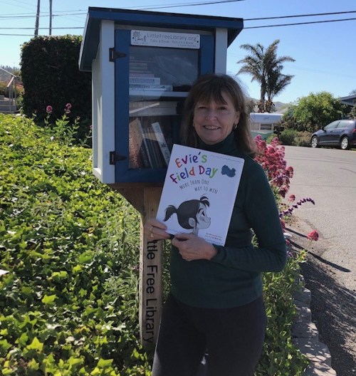 putting book in little free